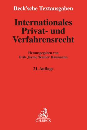 Jayme / Hausmann | Internationales Privat- und Verfahrensrecht | Buch | sack.de