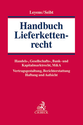 Leyens / Seibt  |  Handbuch Lieferkettenrecht | Buch |  Sack Fachmedien