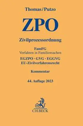 Thomas / Putzo  |  Zivilprozessordnung: ZPO | Buch |  Sack Fachmedien