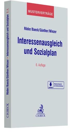 Röder / Baeck / Günther |  Interessenausgleich und Sozialplan | Buch |  Sack Fachmedien