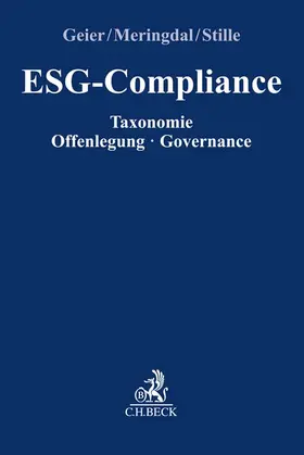 Geier / Meringdal / Stille |  ESG-Compliance | Buch |  Sack Fachmedien