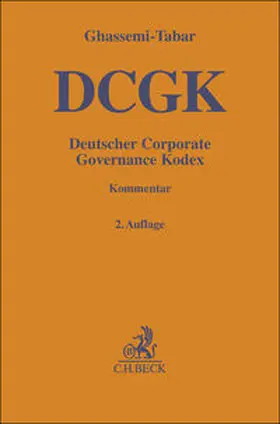 Ghassemi-Tabar |  Deutscher Corporate Governance Kodex | Buch |  Sack Fachmedien