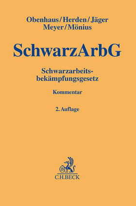 Obenhaus / Herden / Jäger |  Schwarzarbeitsbekämpfungsgesetz | Buch |  Sack Fachmedien
