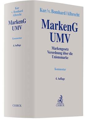 Kur / v.Bomhard / Albrecht | MarkenG - UMV | Buch | 978-3-406-79656-2 | sack.de