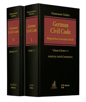 Dannemann / Schulze | German Civil Code Volume I and II | Buch | 978-3-406-79704-0 | sack.de