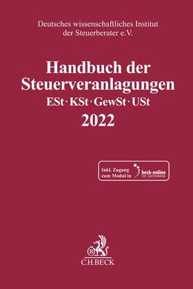  Handbuch der Steuerveranlagungen 2022 | Buch |  Sack Fachmedien