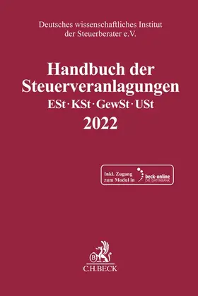 Handbuch der Steuerveranlagungen 2022 | Medienkombination | 978-3-406-79823-8 | www.sack.de