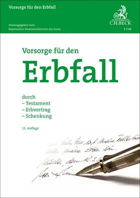  Vorsorge für den Erbfall | Buch |  Sack Fachmedien