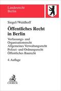 Siegel / Waldhoff |  Öffentliches Recht in Berlin | Buch |  Sack Fachmedien