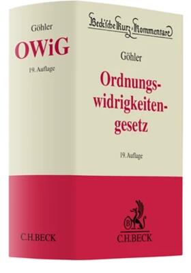 Göhler  |  Gesetz über Ordnungswidrigkeiten: OWiG  | Buch |  Sack Fachmedien