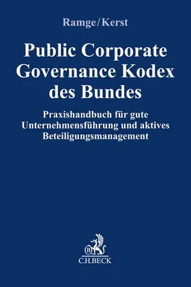 Kerst / Ramge |  Public Corporate Governance Kodex des Bundes | Buch |  Sack Fachmedien