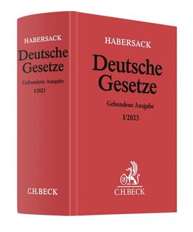 Habersack  | Deutsche Gesetze Gebundene Ausgabe I/2023 | Buch | 978-3-406-79914-3 | sack.de
