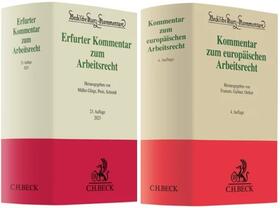  Erfurter Kommentar zum Arbeitsrecht (23. Auflage) und Kommentar zum europäischen Arbeitsrecht (4. Auflage)  • Set  | Buch |  Sack Fachmedien