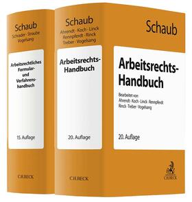 Schaub |  Set: Arbeitsrechts-Handbuch (20. Auflage) und Arbeitsrechtliches Formular- und Verfahrenshandbuch (15. Auflage)  | Buch |  Sack Fachmedien