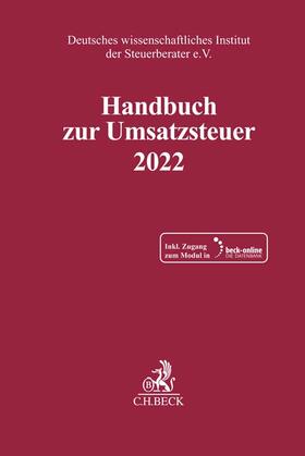  Handbuch zur Umsatzsteuer 2022: USt 2022 | Buch |  Sack Fachmedien