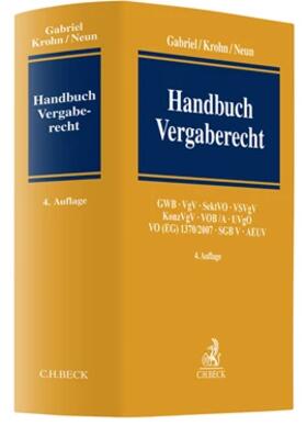 Gabriel / Krohn / Neun |  Handbuch Vergaberecht | Buch |  Sack Fachmedien