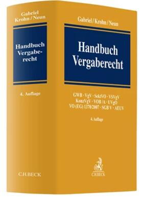 Gabriel / Krohn / Neun | Handbuch Vergaberecht | Buch | 978-3-406-80233-1 | sack.de