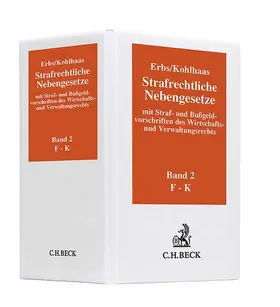 Strafrechtliche Nebengesetze  Ordner II 86 mm | Loseblattwerk | www.sack.de