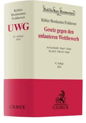 Köhler / Bornkamm / Feddersen |  Gesetz gegen den unlauteren Wettbewerb | Buch |  Sack Fachmedien