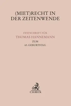 Burgmair / Heilmann / Martin |  (Miet)Recht in der Zeitenwende | Buch |  Sack Fachmedien