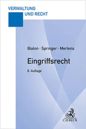 Bialon / Springer / Mertens | Eingriffsrecht | Buch | 978-3-406-80456-4 | sack.de