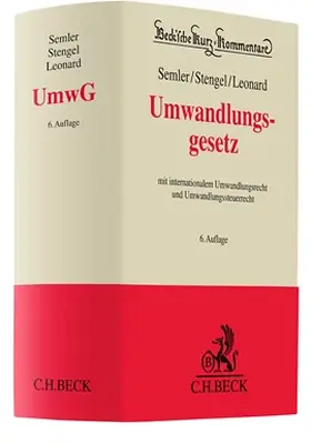 Semler / Stengel / Leonard | Umwandlungsgesetz: UmwG  | Buch | 978-3-406-80606-3 | sack.de