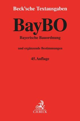  Bayerische Bauordnung | Buch |  Sack Fachmedien