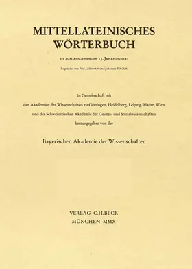  Mittellateinisches Wörterbuch  54. Lieferung (scissura - semifer) | Buch |  Sack Fachmedien