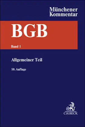 Schubert | Münchener Kommentar zum Bürgerlichen Gesetzbuch  Bd. 1: Allgemeiner Teil §§ 1-240, AllgPersönlR, StiftRG, ProstG, AGG | Buch | 978-3-406-81021-3 | sack.de