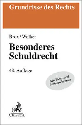 Brox / Walker | Brox, H: Besonderes Schuldrecht | Buch | 978-3-406-81058-9 | sack.de