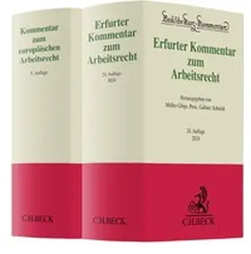 Erfurter Kommentar zum Arbeitsrecht (24. Auflage) und Kommentar zum europäischen Arbeitsrecht (5. Auflage) • Set  | Buch | 978-3-406-81092-3 | sack.de