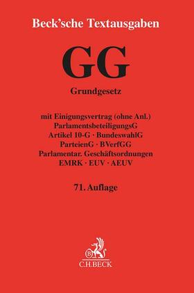  Grundgesetz für die Bundesrepublik Deutschland | Buch |  Sack Fachmedien