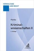 Pientka |  Kriminalwissenschaften II | Buch |  Sack Fachmedien