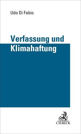 Fabio | Verfassung und Klimahaftung | Buch | 978-3-406-81174-6 | sack.de