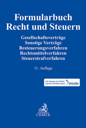 Formularbuch Recht und Steuern | Medienkombination | 978-3-406-81224-8 | sack.de
