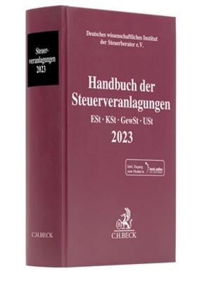  Handbuch der Steuerveranlagungen 2023  | Buch |  Sack Fachmedien