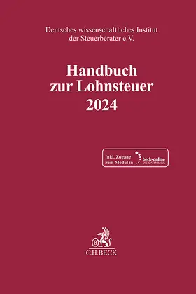  Handbuch zur Lohnsteuer 2024: LSt 2024 | Buch |  Sack Fachmedien
