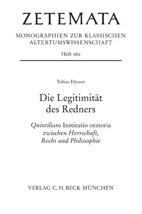 Dänzer |  Die Legitimität des Redners | Buch |  Sack Fachmedien