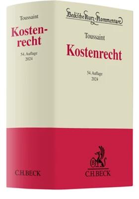 Toussaint | Kostenrecht | Buch | 978-3-406-81420-4 | sack.de