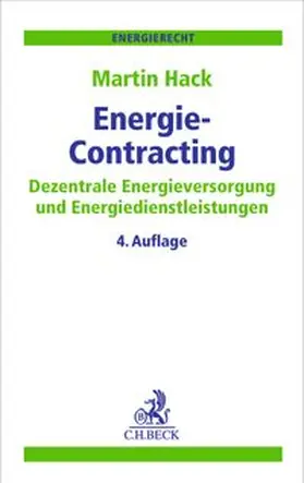 Hack |  Energie-Contracting | Buch |  Sack Fachmedien