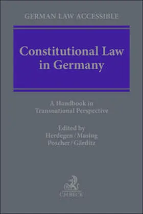 Herdegen / Masing / Poscher | Constitutional Law in Germany | Buch | 978-3-406-81608-6 | sack.de