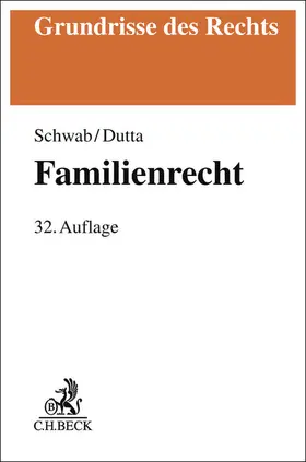 Schwab / Dutta | Familienrecht | Buch | 978-3-406-81732-8 | sack.de