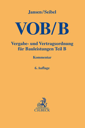 Jansen / Seibel |  VOB Teil B | Buch |  Sack Fachmedien