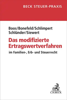Boos / Bonefeld / Schlimpert |  Das modifizierte Ertragswertverfahren | Buch |  Sack Fachmedien
