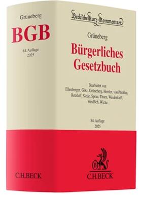 Grüneberg |  Bürgerliches Gesetzbuch: BGB | Buch |  Sack Fachmedien