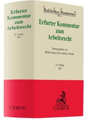 Müller-Glöge / Preis / Gallner | Erfurter Kommentar zum Arbeitsrecht | Buch | 978-3-406-82018-2 | sack.de