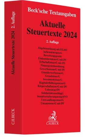  Aktuelle Steuertexte 2024 | Buch |  Sack Fachmedien