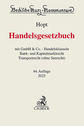 Hopt | Handelsgesetzbuch: HGB | Buch | 978-3-406-82219-3 | sack.de