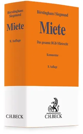 Börstinghaus / Siegmund |  Miete | Buch |  Sack Fachmedien