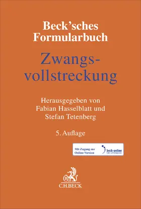 Hasselblatt / Sternal / Tetenberg | Beck'sches Formularbuch Zwangsvollstreckung | Buch | 978-3-406-82630-6 | www.sack.de